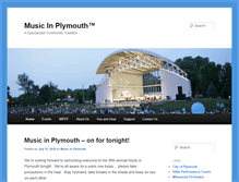 Tablet Screenshot of musicinplymouth.org